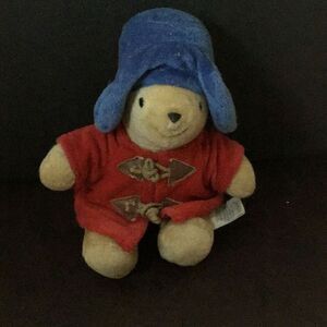 Teddy bear, vintage Paddington, the bear Make offer he’s been sitting on the she